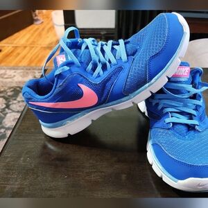 Nike Blue and Pink Athletic Shoes